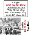 Chuyện minh họa Tin Mừng Chúa Nhật Bài 20 - TN 20-B: Chuyện Tế Lễ thời Cựu Ước
