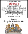 Chuyện minh họa Bài Đọc 2 Chúa Nhật Bài 23 - TN 23-B: Chuyện áo quần trong bữa tiệc