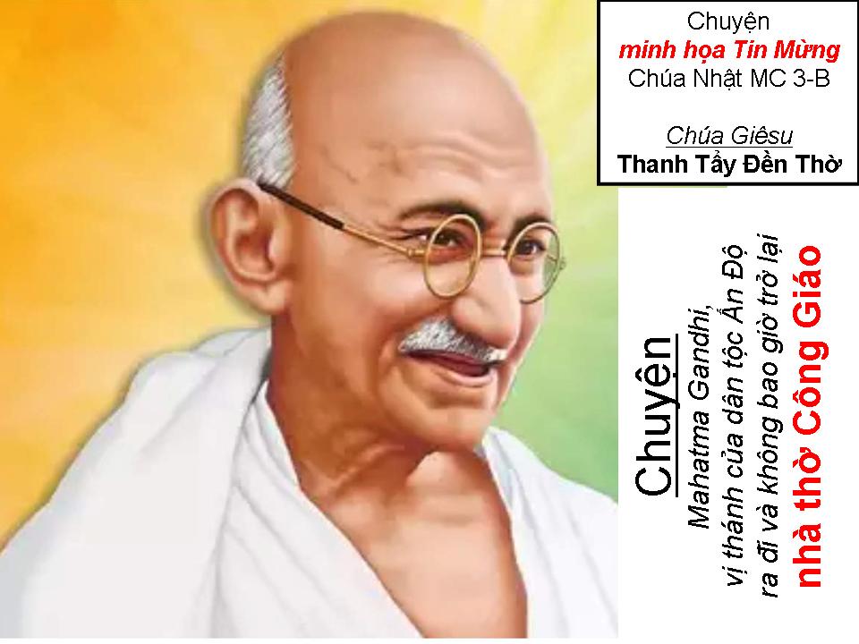 Chuyện minh họa Tin Mừng Chúa Nhật Bài 1 MC 3-B: Chúa thanh tẩy ĐềnThờ