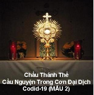 Chầu Thánh Thể Cầu Nguyện Trong Cơn Đại Dịch Codid-19 (MẪU 2)