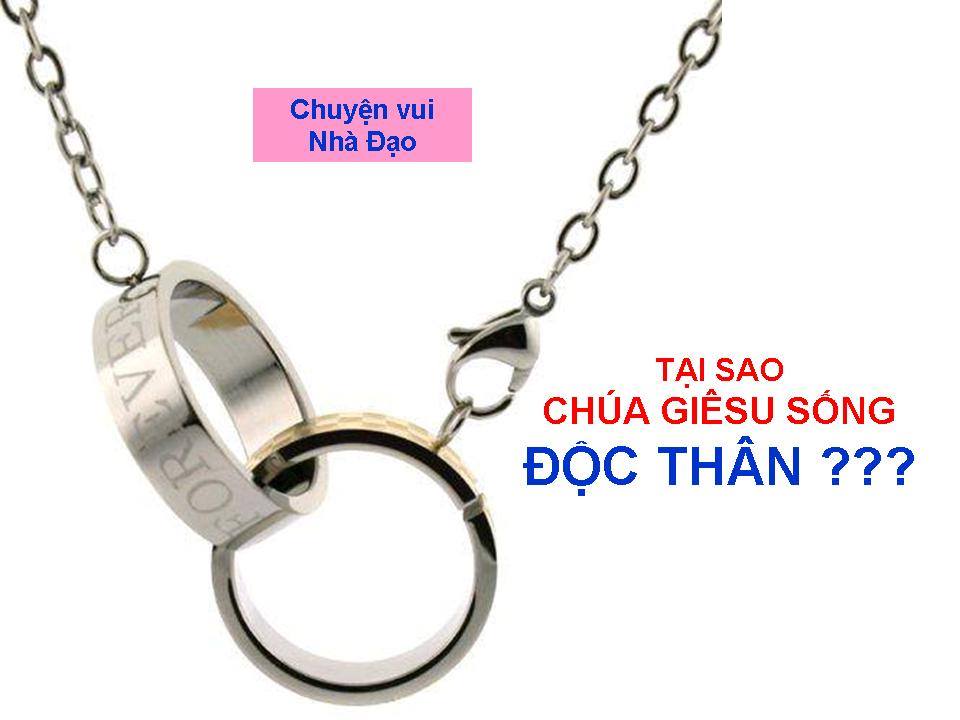 Lý do Chúa Giêsu xưa kia khi làm người đã không lập Gia Đình - Đời Đạo 95