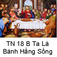 Suy Niệm Tin Mừng Chúa Nhật TN 18-B Bài 101-145 Tôi là bánh trường sinh, bánh đem lại sự sống vĩnh cửu cho thế gian