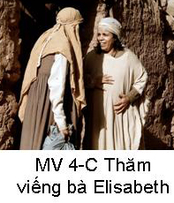 Suy Niệm Tin Mừng Chúa Nhật MV 4-C Bài 1-50 Đức Mẹ thăm viếng bà Elisabeth