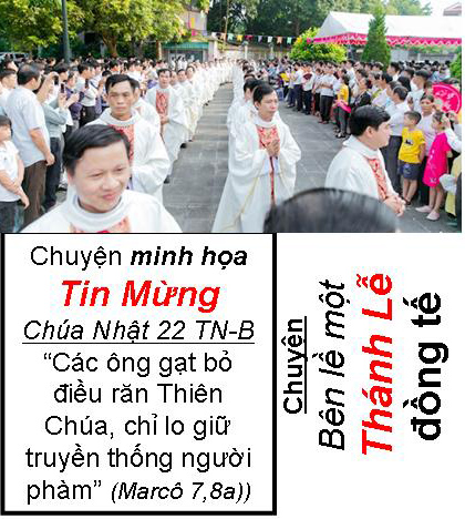 Chuyện minh họa Tin Mừng Chúa Nhật TN 22-B Chuyện Bên lề một Thánh Lễ đồng tế